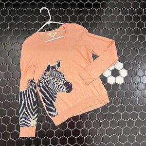 Anthropologie Zebra Sweater